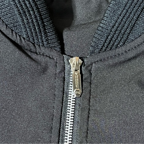 Vtg‎ Vogue FS Mens Boys Bomber Jacket Cargo Pocket on Sleeve Black Lined READ - Picture 7 of 10